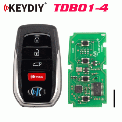 G-194 TDB01-4 Universal Smart Remote Key 3+1 Buttons for Toyota