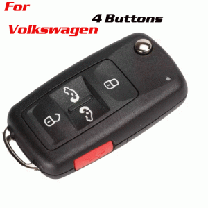 CKS-325 5 Button Folding Remote Key Shell for VW Tiguan