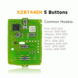 XZBT44E3 Remote Key Honda 5 Buttons PCB