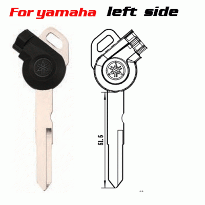 Z-010A Plastic Yamaha Motorcycle Key Blanks left side 1ine