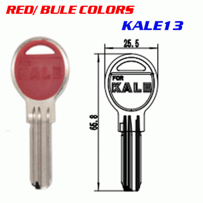 K-171 Plastic KAL13 door key Blanks Suppliers