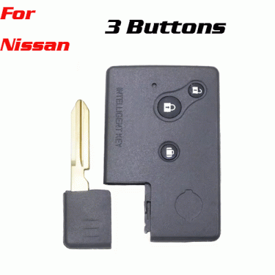 CKS-212 3 Buttons Smart Remote Key fob Case for Nissan