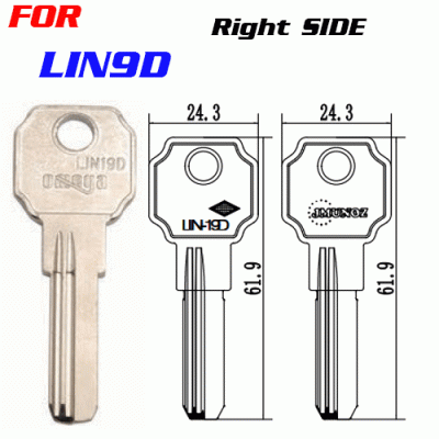 K-231 L1N19D high quality key blanks wholesale