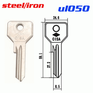 M-020A Steel Iron House FOR CISA UL050House key blanks