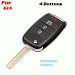 CKS-361 Remote Key Shell Case Car Key For Kia 4 Buttons TOY48