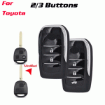 CKS-503 Modified Flip Remote Key Shell Case Fob for Toyota