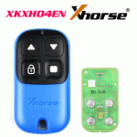 XKXH04EN Wire Remote Key Garage Door 4 Buttons Blue