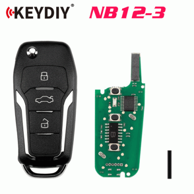G-080 NB12-3 KD Universal Flip Remote Key 3 Buttons for Ford