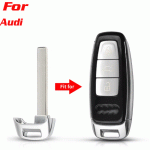 AUD-01 Car Key Remote Small Shell Blade Fob For Audi