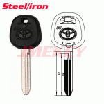 P-506 For Steel iron Car key Blanks for Toyota toy47 key blade