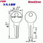 J-130 Steel iron YA18R door key Blanks Suppliers