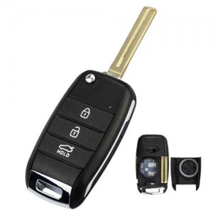 KI-16 Flip Folding Remote Key Shell 4 Buttons For Kia