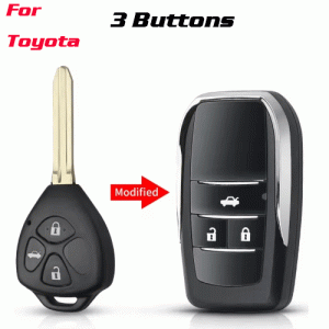 CKS-478 Modified 3 Buttons Car Key Shell for toyota