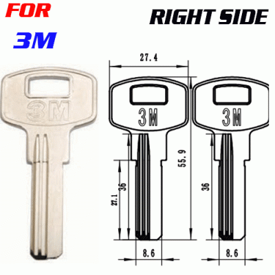 K-248 For 3M OEM key blanks manufacturer