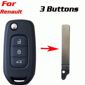 CKS-308 Car Key Case For Renault 3 Buttons