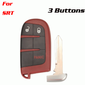 CKS-99 3 Butttons Car Key Case Shell Fob For SRT