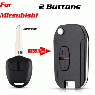 CKS-237 Modified Remote Car Key Shell For Mitsubish 2 Buttons