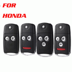 CKS-27 Modified Flip Car Key Shell Case 2/3/4 Buttons For Honda