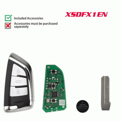 XSDFX1EN Knife 3 Buttons Universal Smart Key