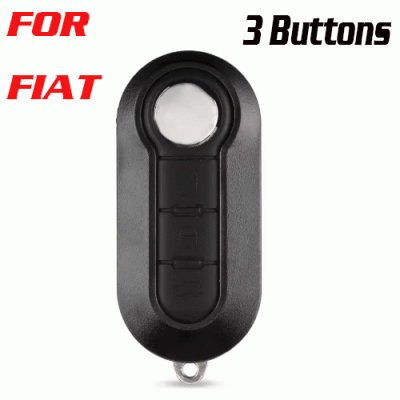 CKS-142 Flip Remote Car Key Shell FOR Fiat 500 3 Buttons
