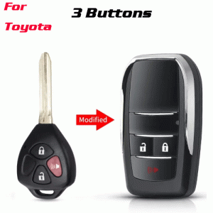 CKS-481 Modified 3 Buttons Car Key Shell for toyota