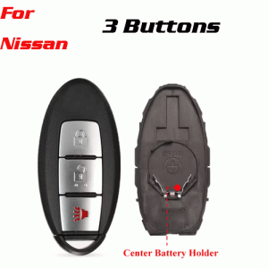 CKS-204 3 Buttons smart Car Remote Key Shell for Nissan