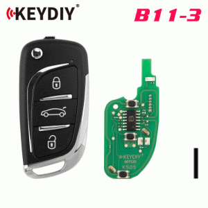 G-013 B11-3 (NEW) Universal Flip Remote Key 3 Buttons