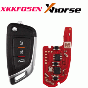 XKKF05EN 2ndGeneration Wire Remote Key Knife Flip 3 Buttons