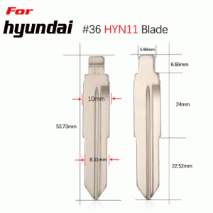 XH-B36 For Hyundai Verna I30 IX35 KD Remote Car Key Blade