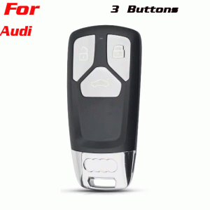 CKS-286 3 Button smart remote Car Key Case Shell For Audi