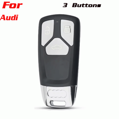 CKS-286 3 Button smart remote Car Key Case Shell For Audi