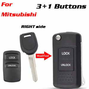 CKS-246 Modified Car Key Shell For Mitsubish 2 Buttons RIGHT