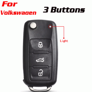 CKS-314 Remote Key Case Shell For VW Volkswagen 3 Buttons