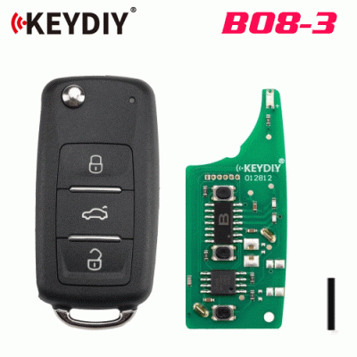 G-020 B08-3 Universal Flip Remote Key 3 Buttons for Volkswagen