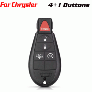 CKS-106 Remote Key Case Replacement For Chrysler 5 Buttons