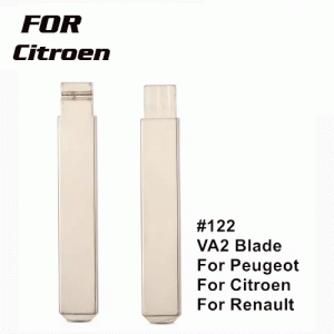 XH-B122 Remote Uncut Car Key Blade For Peugeot Citroen C4L