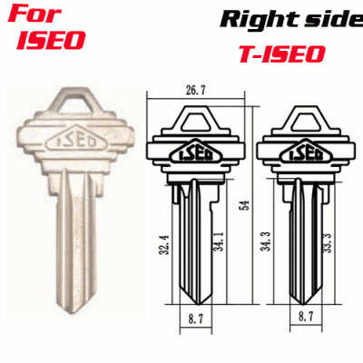 M-074 For T-ISEO ISEO Right side key blanks supplier