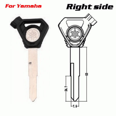 Z-002A For Yamaha Motorcycle key blanks For Right side
