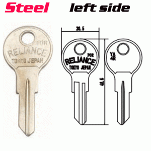 Y-024B Steel Desk FOR YA4R LOCK key blanks left side