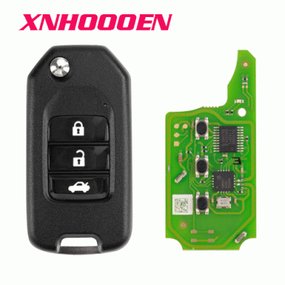 XNHO00EN Wireless Remote Key Honda Flip 3 Buttons