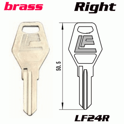 Y-013a Brass Desk door key Blanks Right side Wholesale LF24R