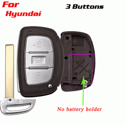 CKS-403 3 Buttons Smart Remote Key Case Fob for HYUNDAI