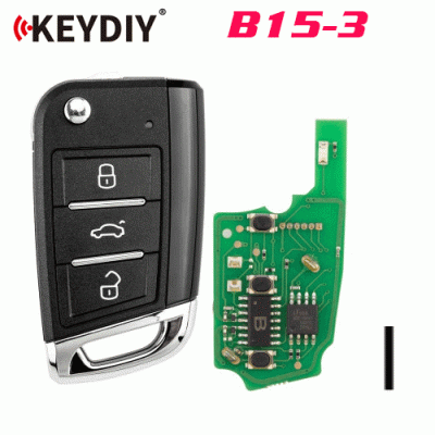 G-037 B15-3 Universal Flip Remote Key 3 Buttons for VW MQB