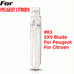 XH-083 Car Key Blade #83 SX9 Blade For Peugeot Citroen Car key