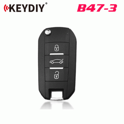 G-022 B47-3 Universal Flip Remote Key 3 Buttons for Peugeot