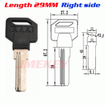 K-125 Length 29mm Brass door key blanks Suppliers Right side