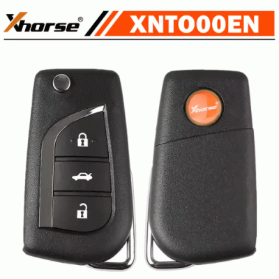 XNTO00EN Wireless Remote Key Toyota Flip 3 Buttons
