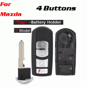 CKS-177 4 Buttons smart key Shell For Mazda X-5