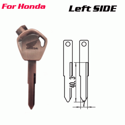 Z-034 New designi Motorcycle Key Blank Left side