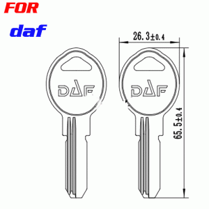 K-245 Daf House Key Blanks standard house key blanks